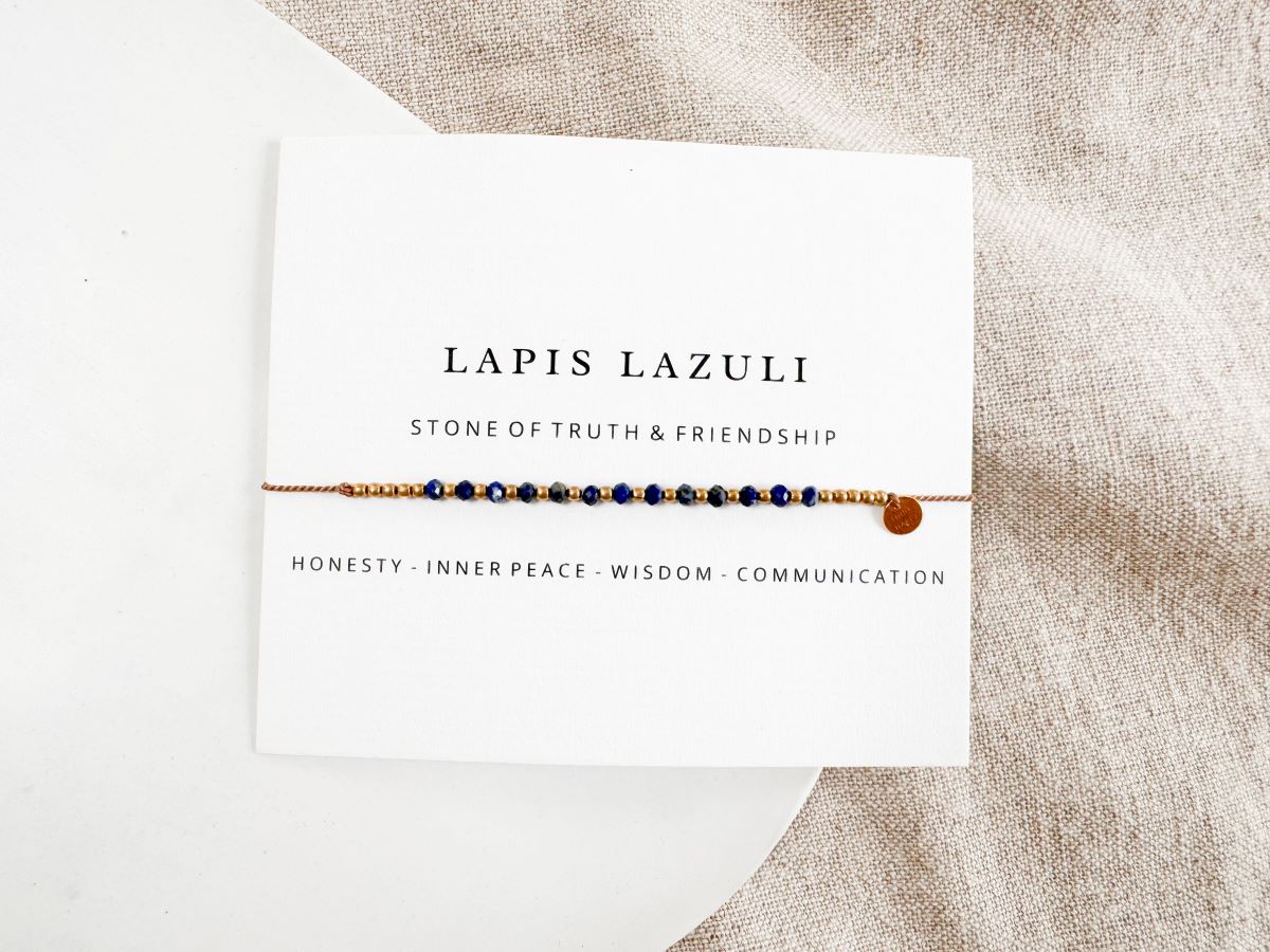 Think Happy Lucia Armband Lapis Lazuli 1 1