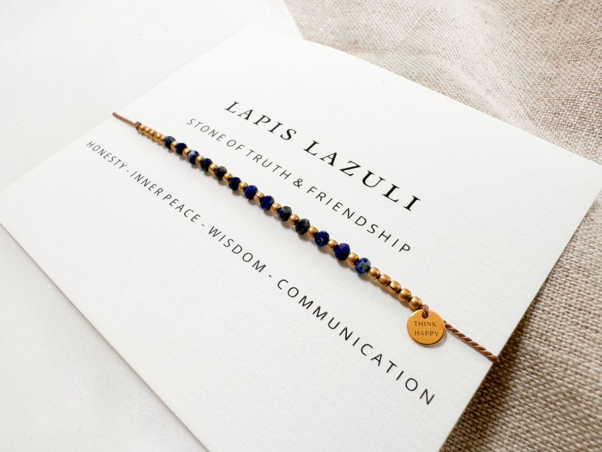 Think Happy Lucia Armband Lapis Lazuli 2