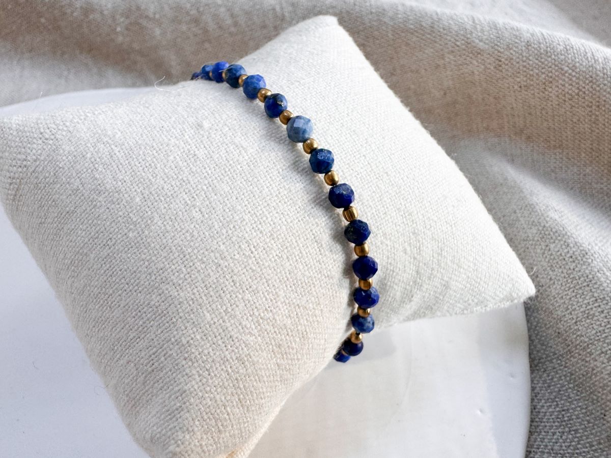 think happy armband Lapis Lazuli Petite 3