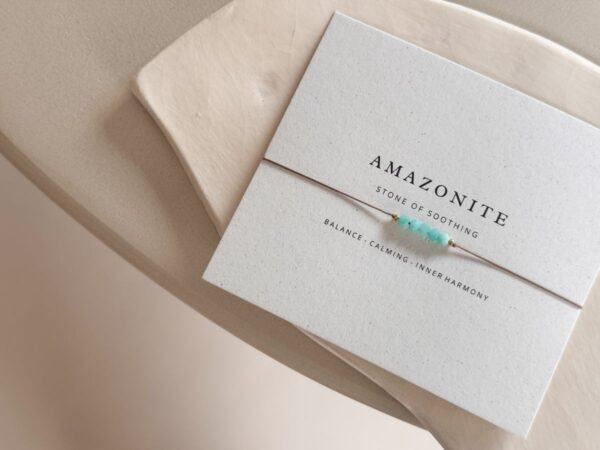 MINIMALIST Armband - Amazonite