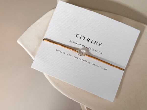 PURE Armband - Citrine