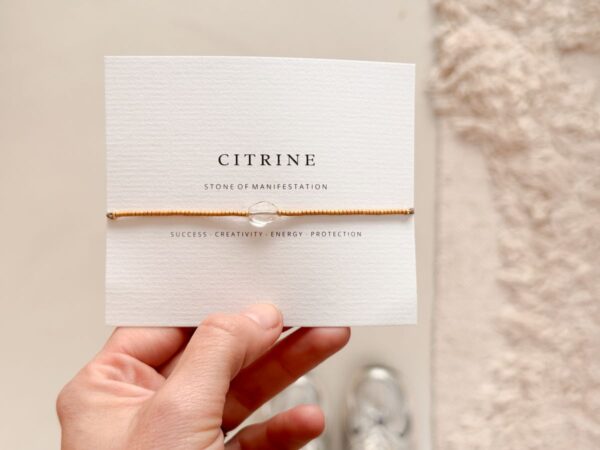PURE Armband - Citrine