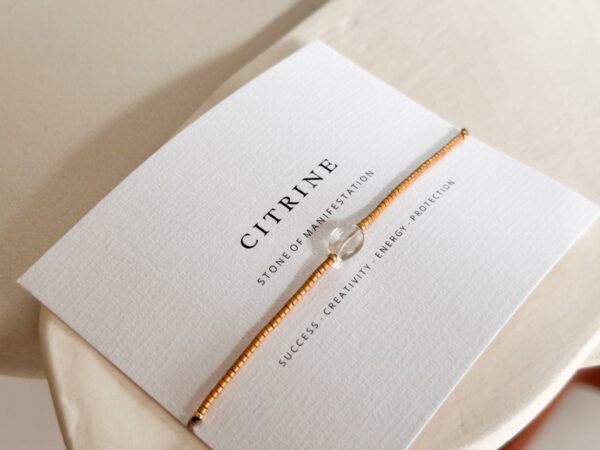 PURE Armband - Citrine