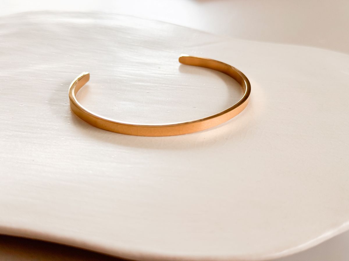 Think Happy Goldie Bangle 5