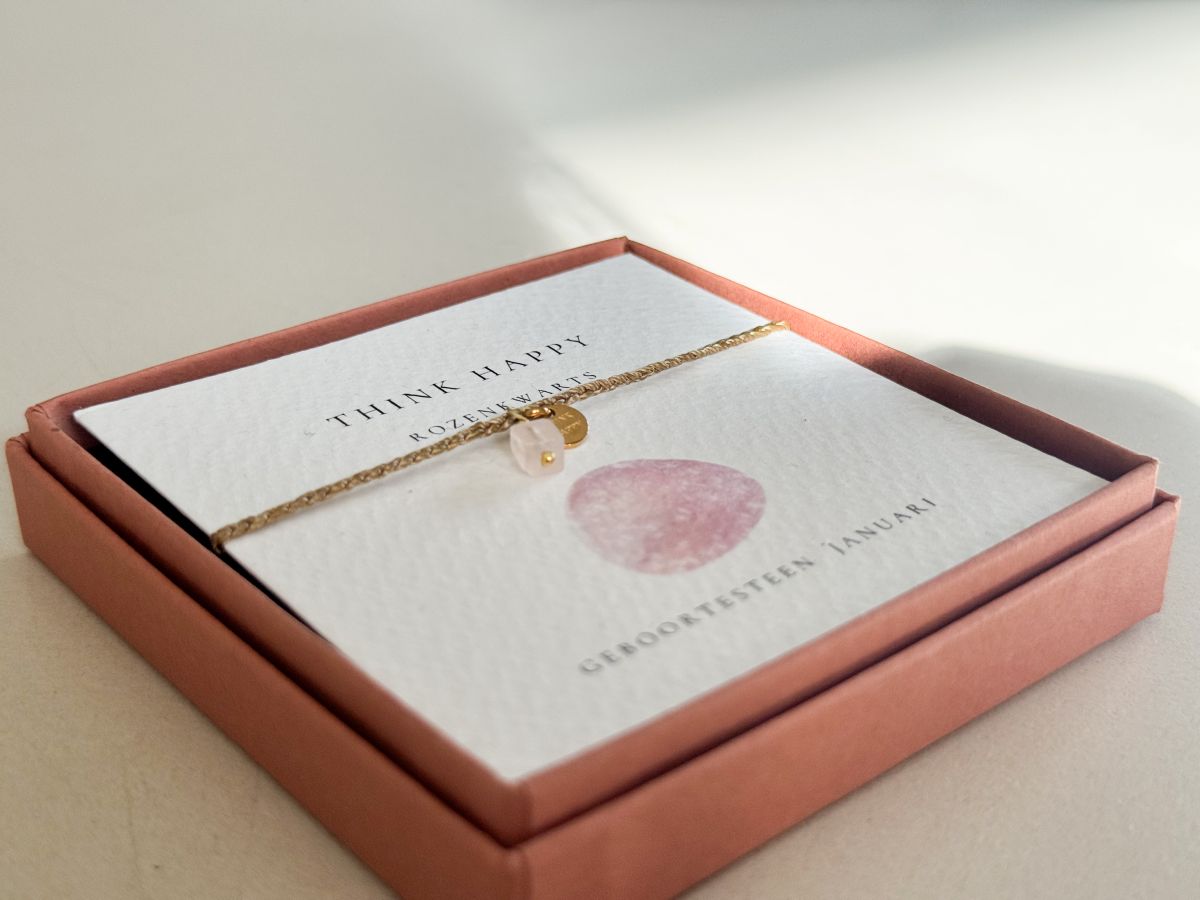 GEBOORTESTEEN Januari - Armband