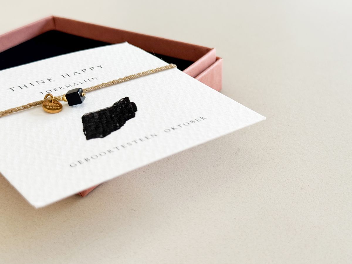 Geboortesteen Armband Oktober Toermalijn 2