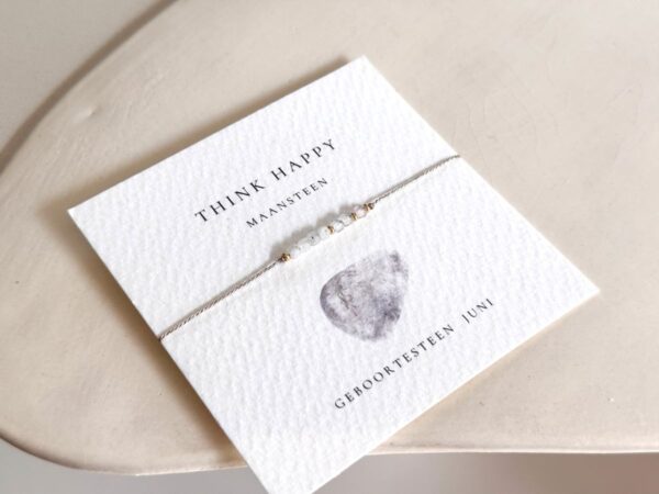 Geboortesteen Armband - Juni