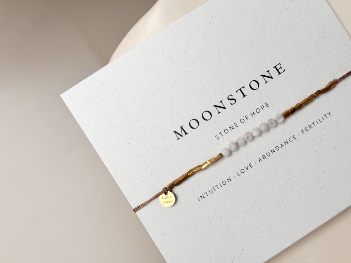 Think Happy Armband Sofia Moonstone 3
