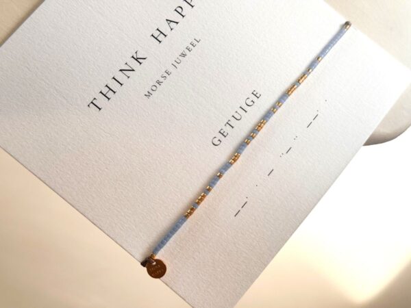 Morse Armband - GETUIGE