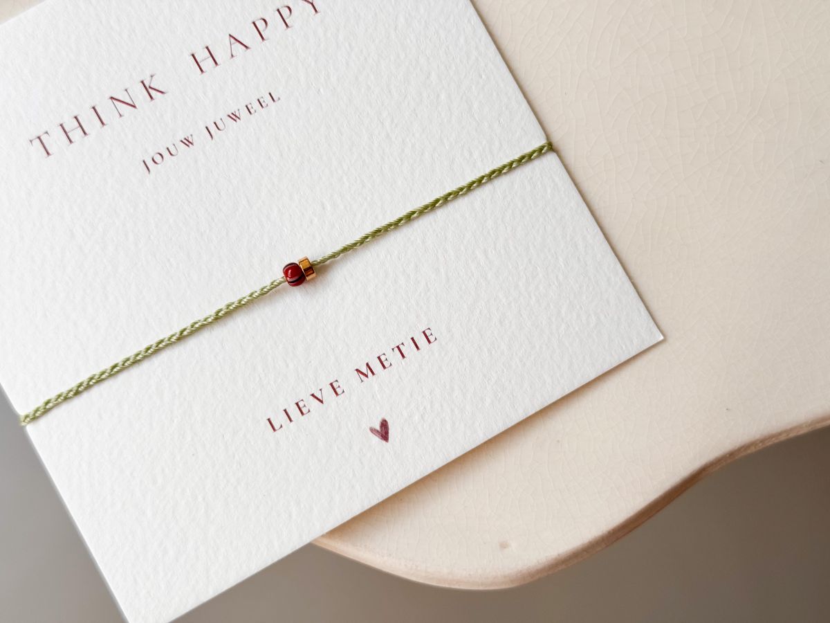 Think Happy MO Metie Armband 10