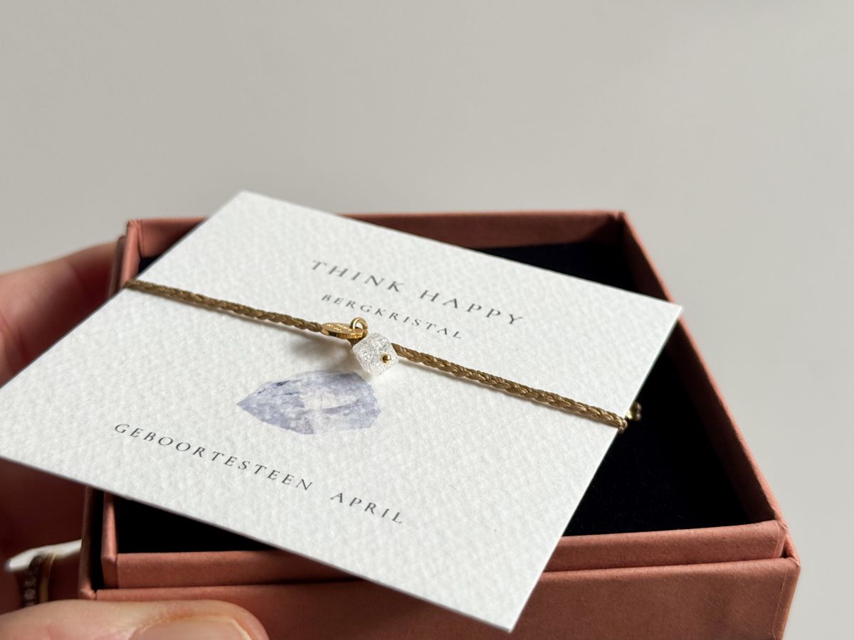 GEBOORTESTEEN April - Armband - Afbeelding 3