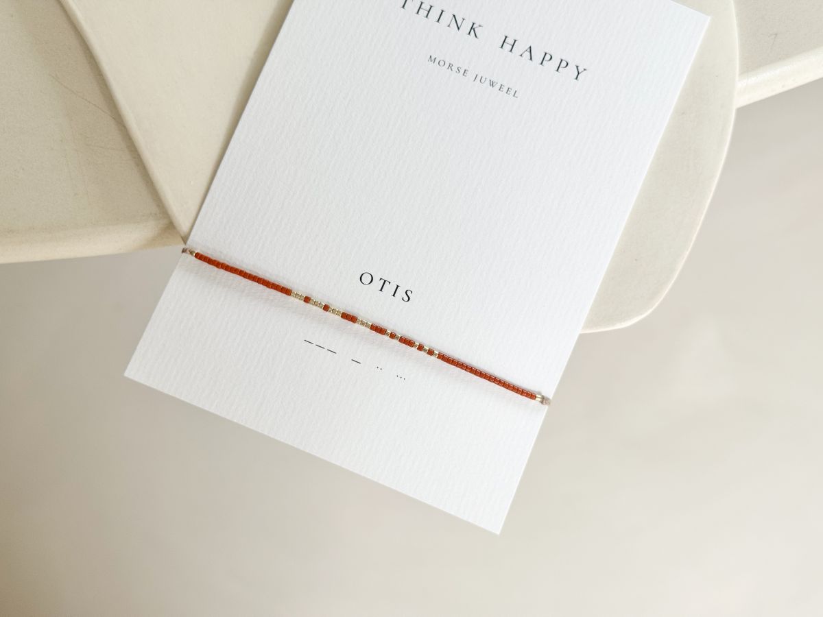 Morse Armband Think Happy 2